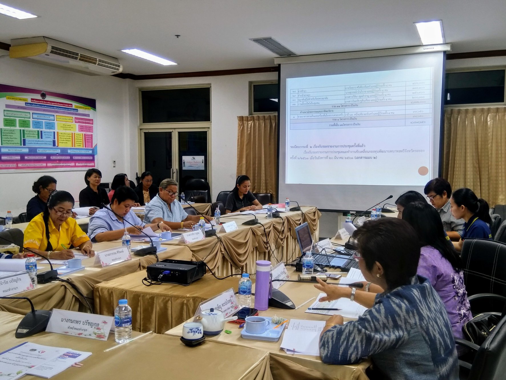 16 พฤษภาคม 2561 ประชุมคณะทำงานขับเคลื่อนกองทุนพัฒนาบทบาทสตรีจังหวัดระยอง ครั้งที่ 3/2561