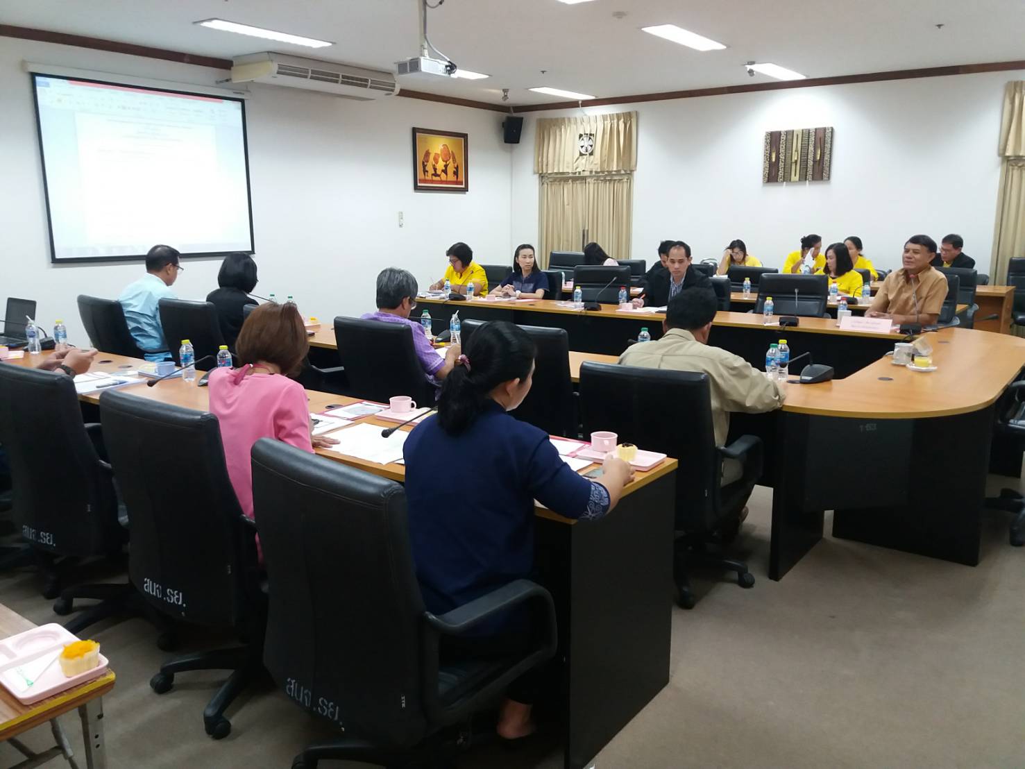 29 มิถุนายน 2561 นำเสนอผลการจัดเก็บและรับรองคุณภาพข้อมูลความจำเป็นพื้นฐาน (จปฐ.) ระดับจังหวัด