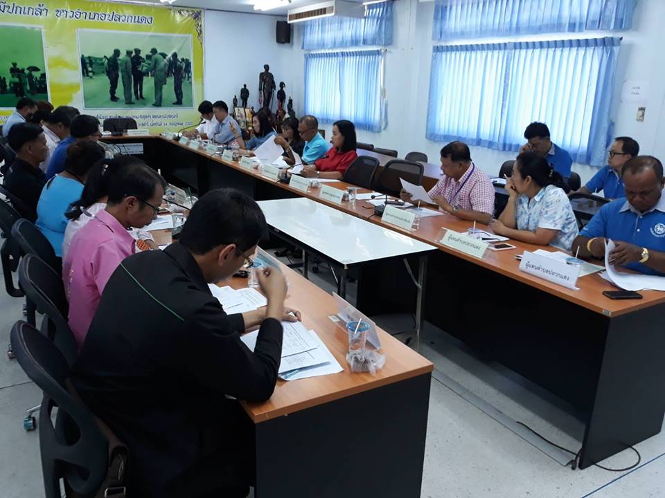 22 มิถุนายน 2561 ติดตามการขับเคลื่อนโครงการไทยนิยม ยั่งยืนในพื้นที่อำเภอนิคมพัฒนาและอำเภอปลวกแดง จังหวัดระยอง