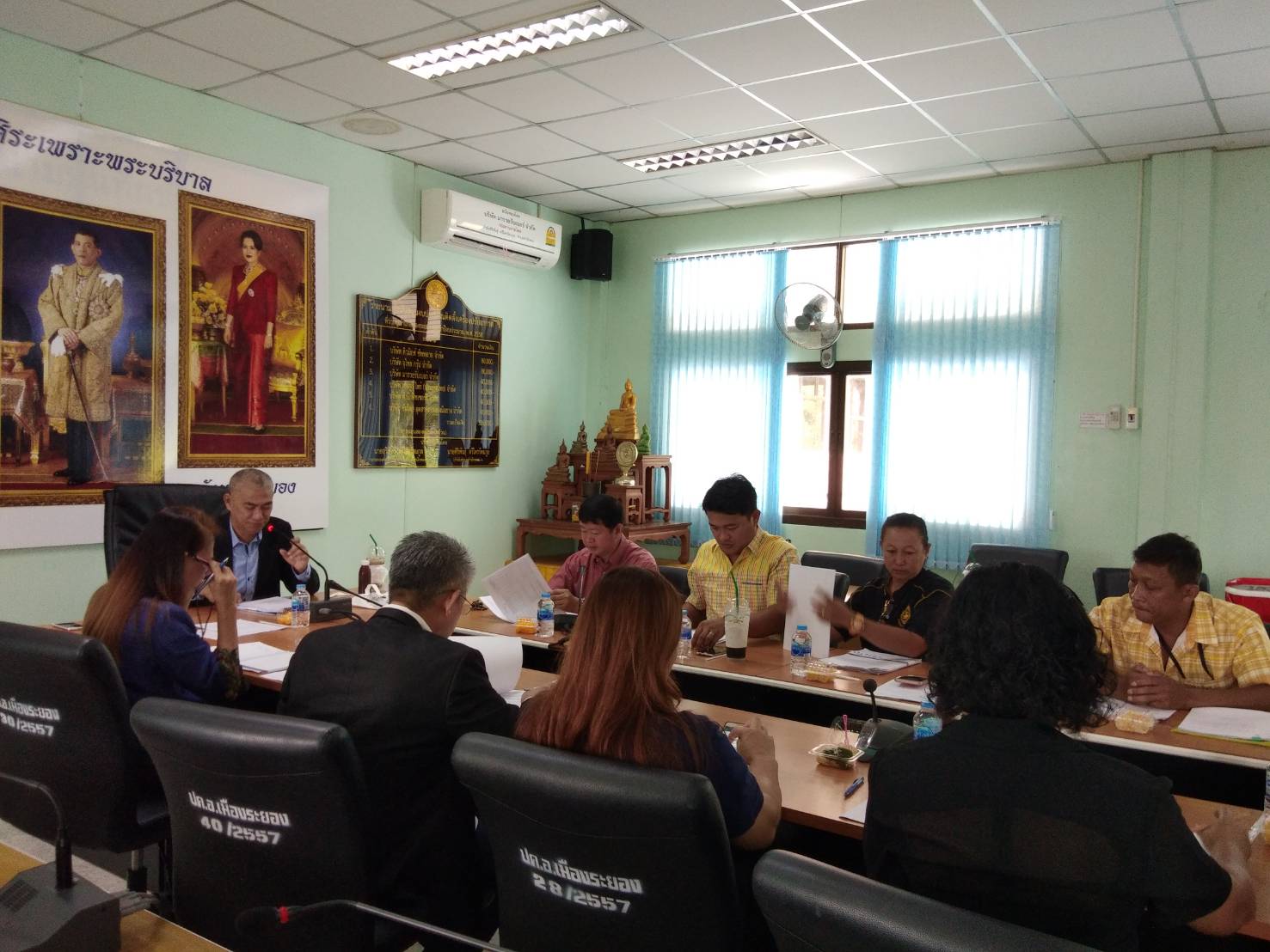 20 มิถุนายน 2561 ติดตามสนันสนุนการขับเคลื่อนโครงการไทยนิยมยั่งยืน ที่ว่าการอำเภอเมืองระยอง