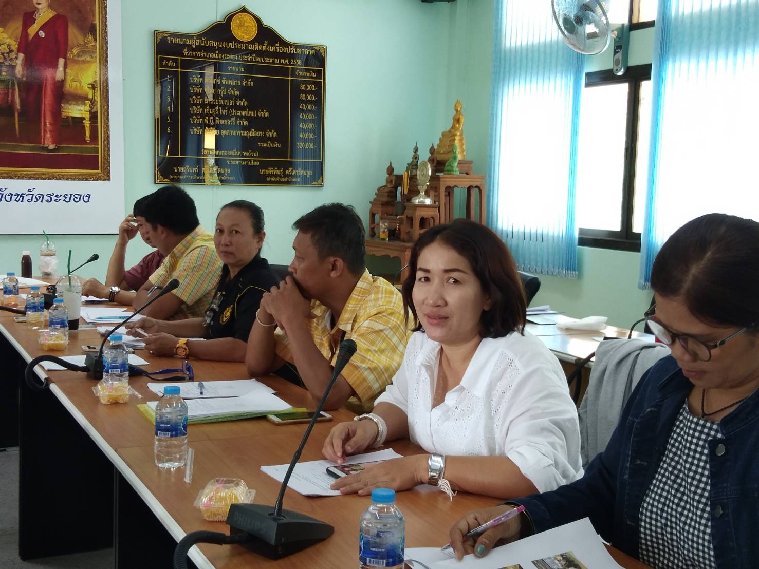 20 มิถุนายน 2561 ติดตามสนันสนุนการขับเคลื่อนโครงการไทยนิยมยั่งยืน ที่ว่าการอำเภอเมืองระยอง