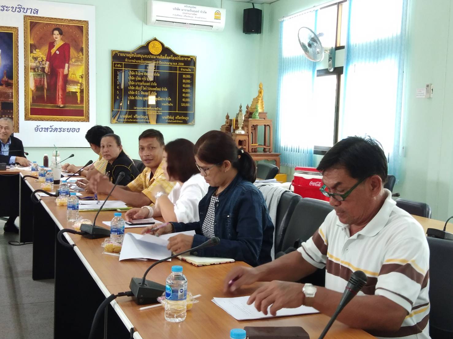 20 มิถุนายน 2561 ติดตามสนันสนุนการขับเคลื่อนโครงการไทยนิยมยั่งยืน ที่ว่าการอำเภอเมืองระยอง