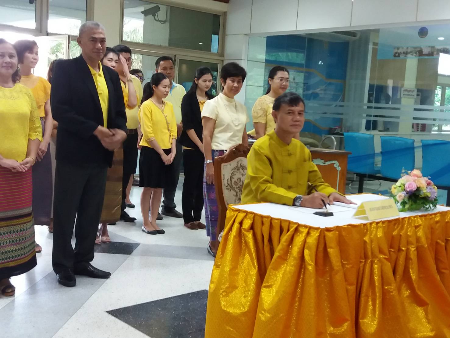 13 กรกฎาคม 2561 ลงนามถวายพระพร สมเด็จพระเจ้าอยู่หัวมหาวชิราลงกรณ บดินทรเทพยวรางกูร เนื่องในโอกาสวันเฉลิมชนมพรรษา 66 พรรษา 28 กรกฎาคม 2561