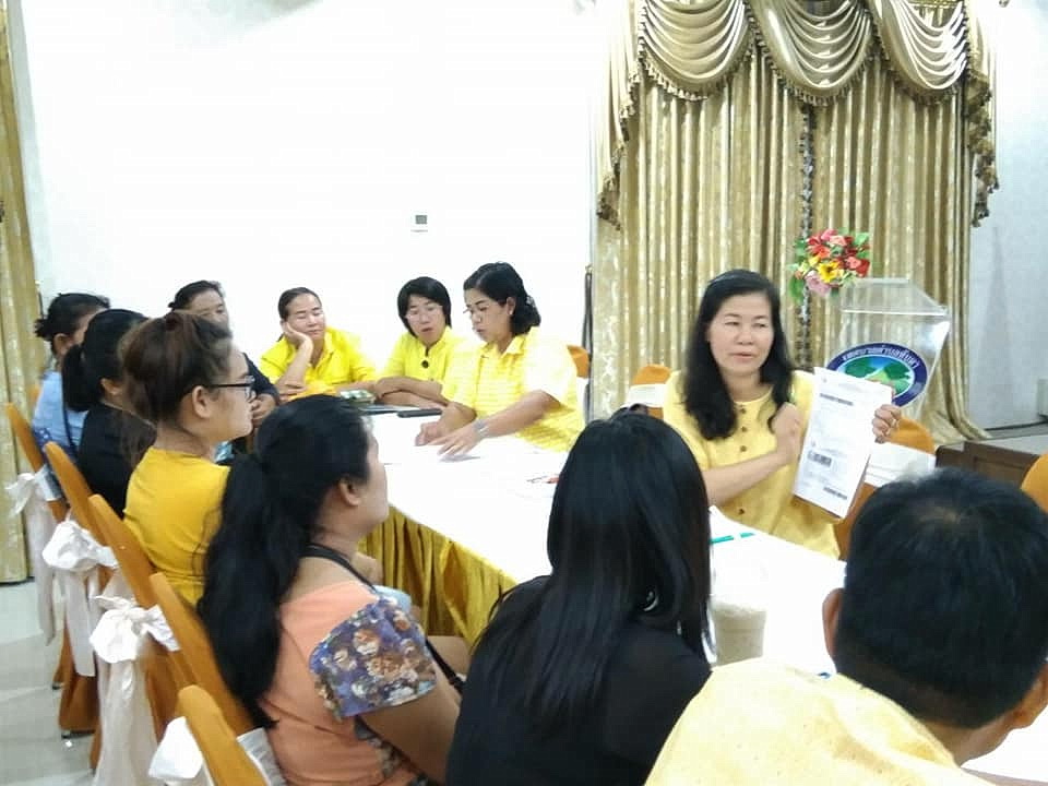 10 กรกฎาคม 2561 สนับสนุนการจัดทำสัญญากู้ยืมเงินทุนหมุนเวียนกองทุนพัฒนาบทบาทสตรี