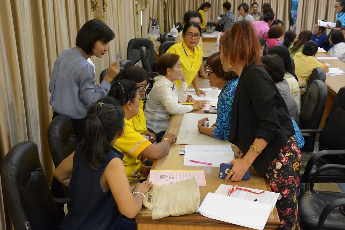 3 กันยายน 2561 ส่งเสริมและเพิ่มประสิทธิภาพการจัดทำโครงการขอรับเงินอุดหนุนและเงินทุนหมุนเวียนกองทุนพัฒนาบทบาทสตรีฯ อ.แกลง