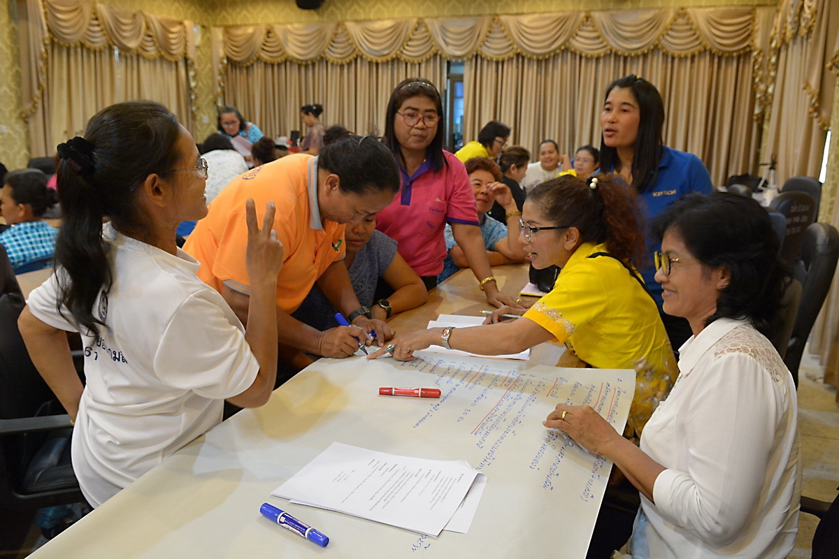 3 กันยายน 2561 ส่งเสริมและเพิ่มประสิทธิภาพการจัดทำโครงการขอรับเงินอุดหนุนและเงินทุนหมุนเวียนกองทุนพัฒนาบทบาทสตรีฯ อ.แกลง