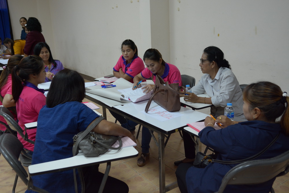 10 กันยายน 2561 จัดโครงการส่งเสริมและเพิ่มประสิทธิภาพการจัดทำโครงการขอรับเงินอุดหนุนและเงินทุนหมุนเวียนกองทุนพัฒนาบทบาทสตรีฯ