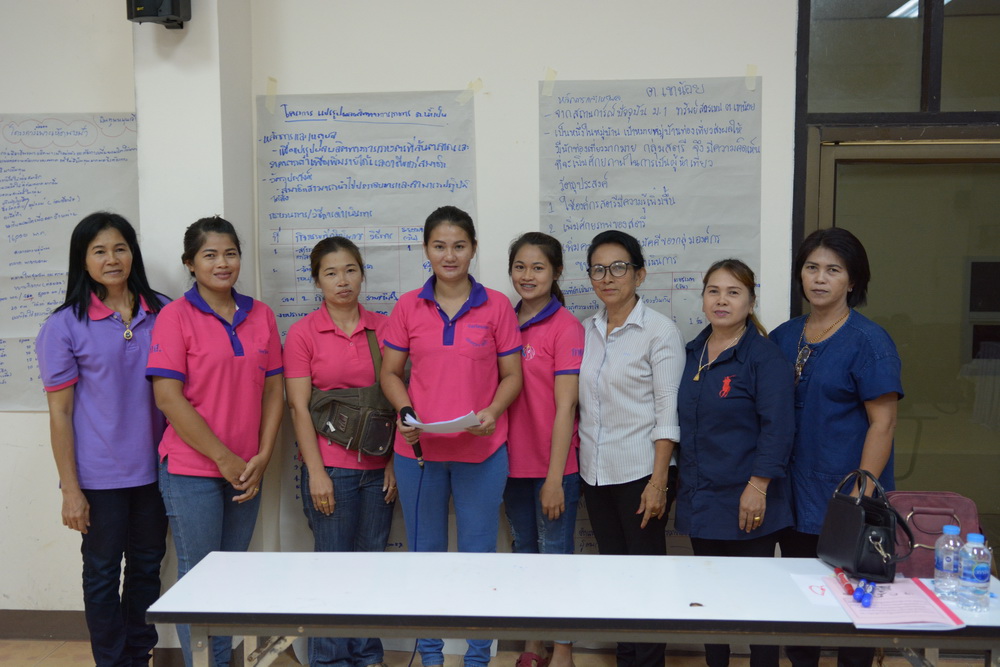 10 กันยายน 2561 จัดโครงการส่งเสริมและเพิ่มประสิทธิภาพการจัดทำโครงการขอรับเงินอุดหนุนและเงินทุนหมุนเวียนกองทุนพัฒนาบทบาทสตรีฯ