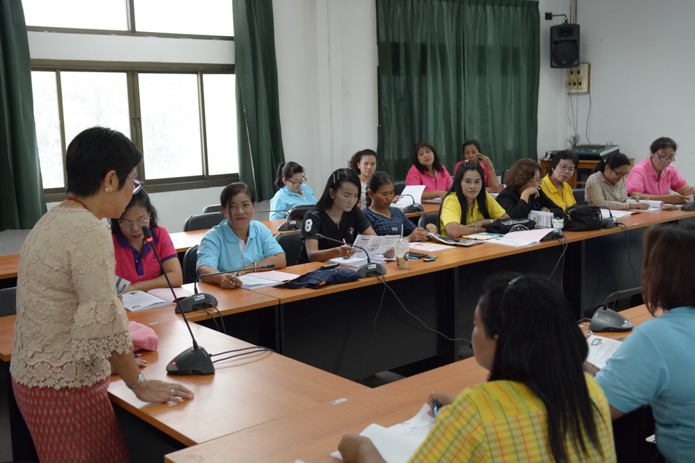 11 กันยายน 2561 จัดโครงการส่งเสริมและเพิ่มประสิทธิภาพการจัดทำโครงการขอรับเงินอุดหนุนและเงินทุนหมุนเวียนกองทุนพัฒนาบทบาทสตรีฯ