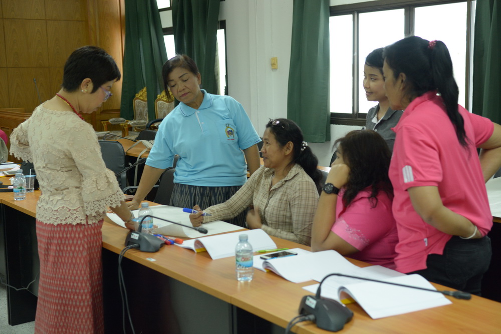 11 กันยายน 2561 จัดโครงการส่งเสริมและเพิ่มประสิทธิภาพการจัดทำโครงการขอรับเงินอุดหนุนและเงินทุนหมุนเวียนกองทุนพัฒนาบทบาทสตรีฯ