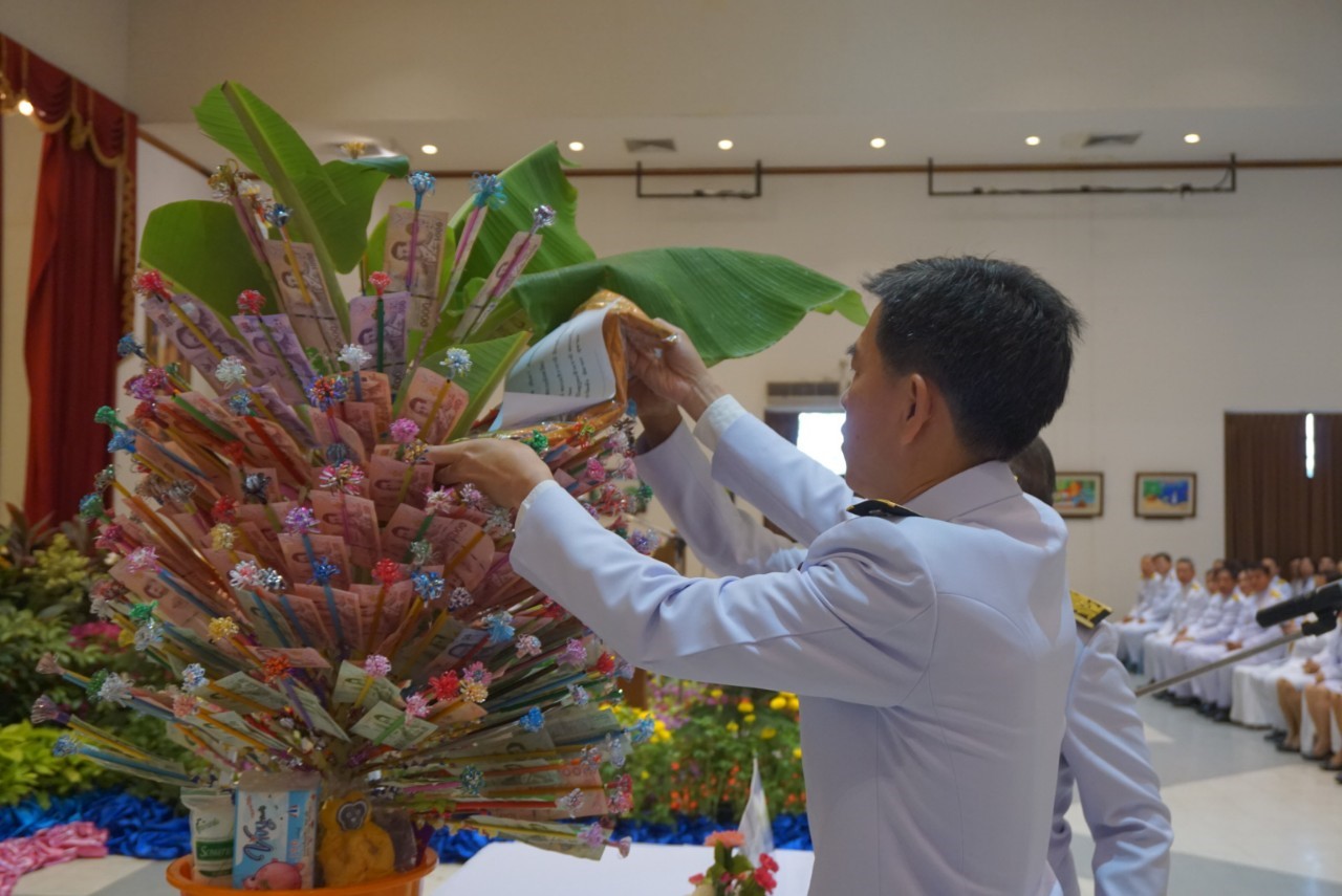 31 มีนาคม 2562 พช.ระยอง ทอดผ้าป่ามหากุศลสมทบกองทุนพัฒนาเด็กชนบทจังหวัดระยอง