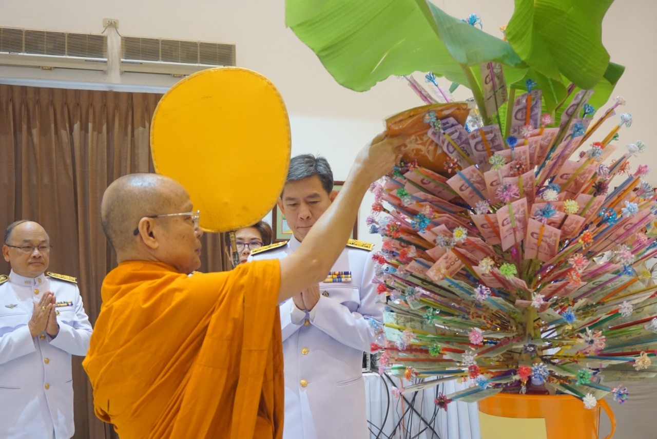 31 มีนาคม 2562 พช.ระยอง ทอดผ้าป่ามหากุศลสมทบกองทุนพัฒนาเด็กชนบทจังหวัดระยอง