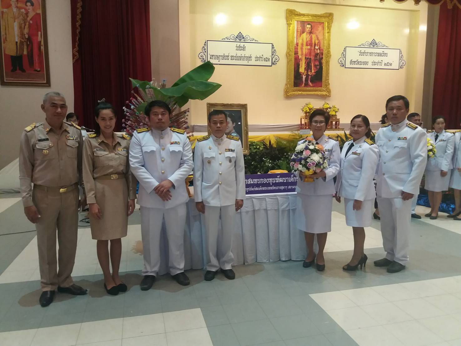 31 มีนาคม 2562 พช.ระยอง ทอดผ้าป่ามหากุศลสมทบกองทุนพัฒนาเด็กชนบทจังหวัดระยอง