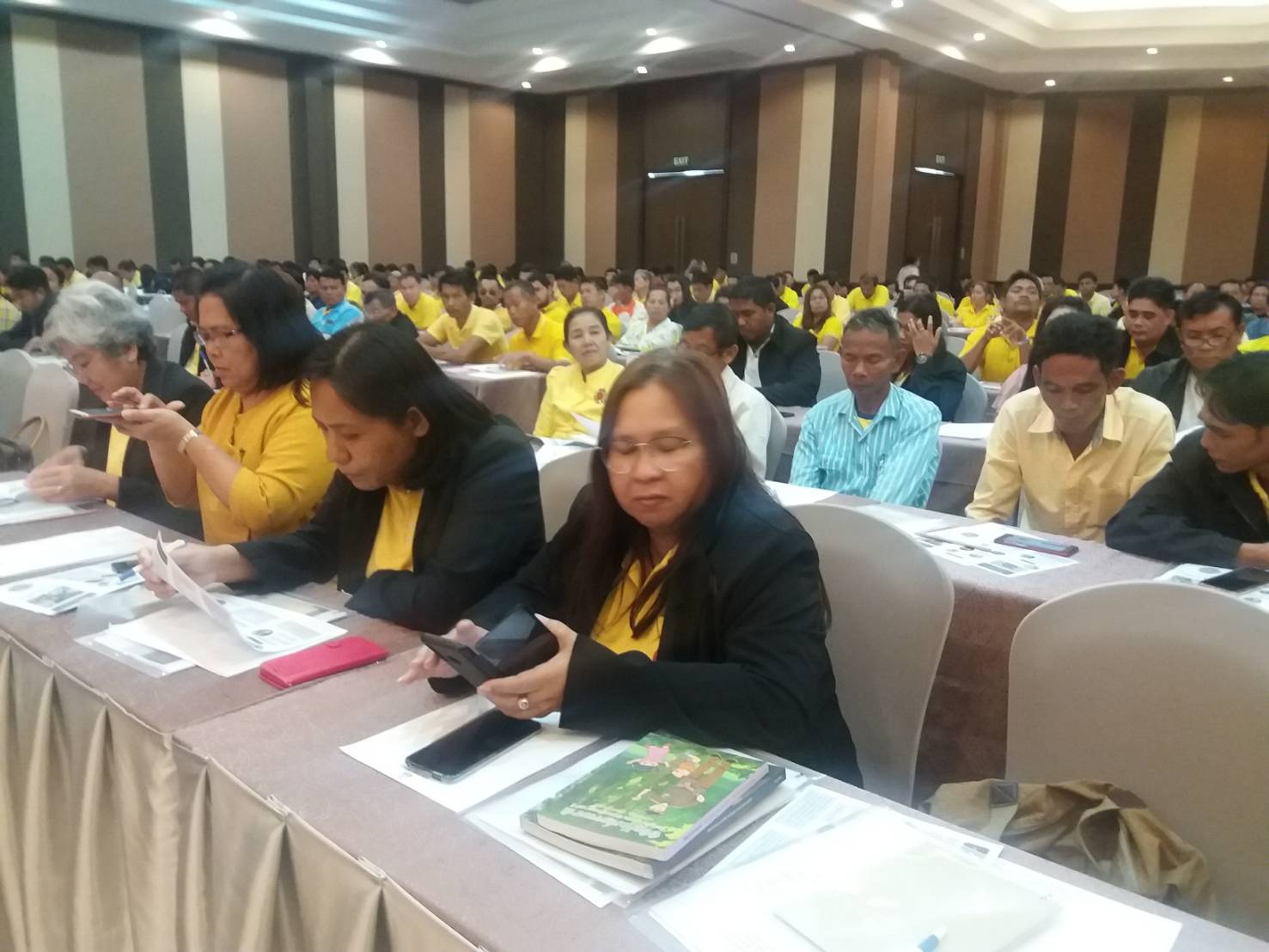 ประชุมเชิงปฏิบัติการเสริมสร้างองค์ความรู้หมู่บ้านคนรักษ์ช้าง