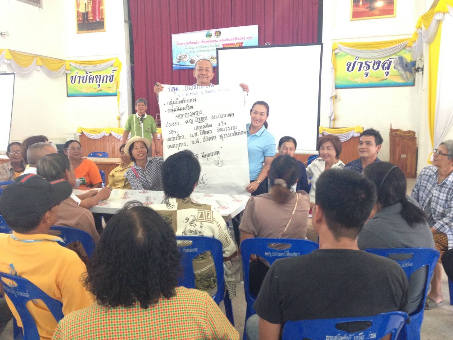 เวทีเรียนรู้สร้างจิตสำนึกการใช้น้ำและแนวทางการพัฒนาอาชีพในพื้นที่อำเภอบ้านค่าย