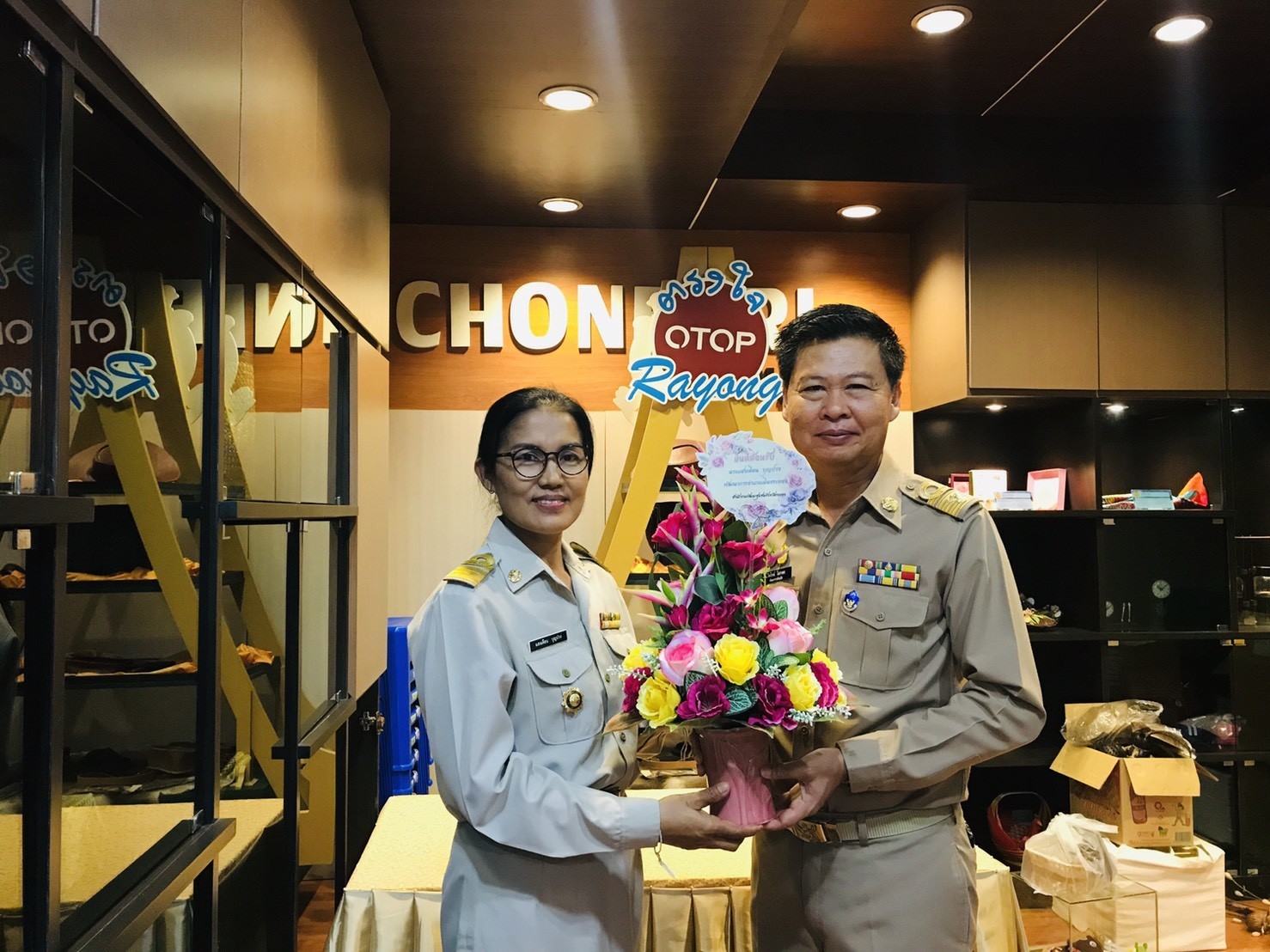 พช.ระยอง แสดงความยินดีกับพัฒนาการอำเภอ K3