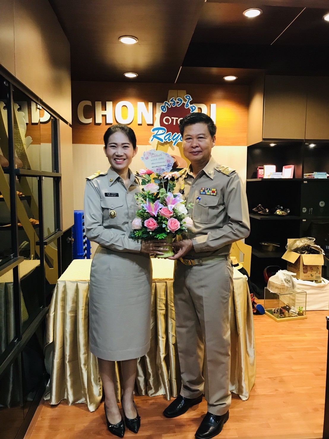 พช.ระยอง แสดงความยินดีกับพัฒนาการอำเภอ K3