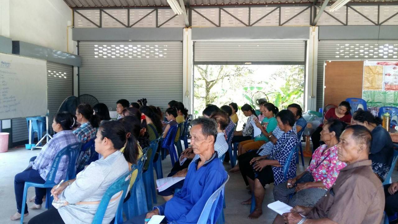 เวทีเรียนรู้สร้างจิตสำนึกการใช้น้ำและแนวทางการพัฒนาอาชีพบ้านเนินหย่อง