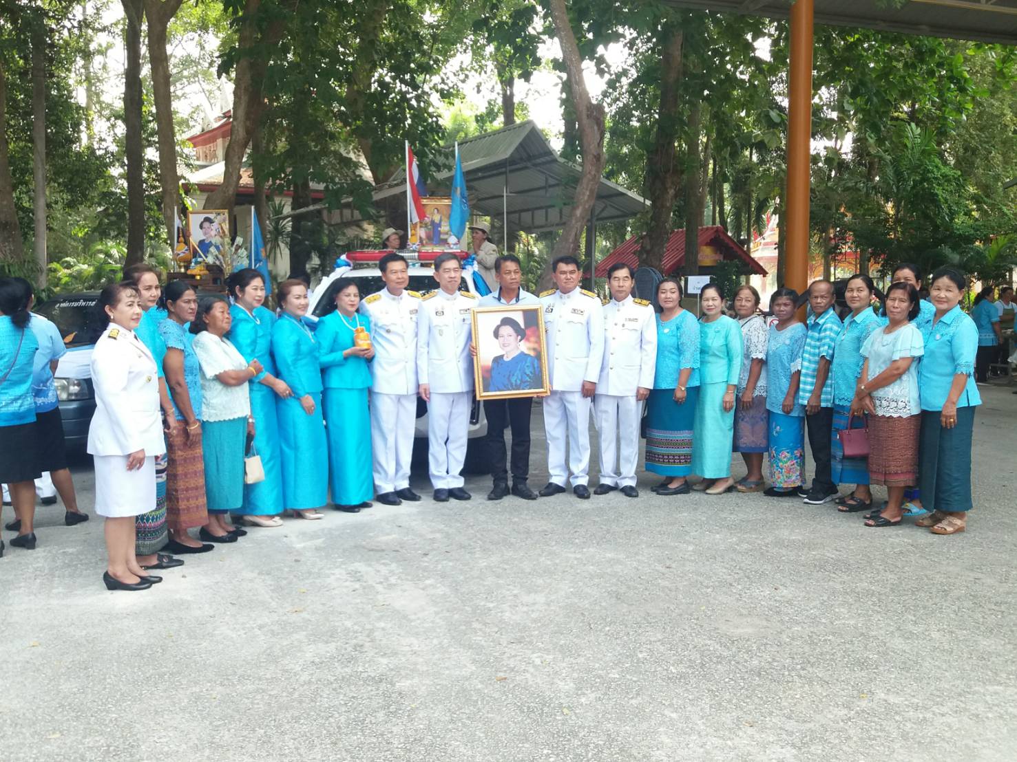 พิธีมอบเงินขวัญถุงกองทุนแม่ของแผ่นดิน และพิธีทอดผ้าป่าสมทบกองทุนแม่ของแผ่นดิน จังหวัดระยอง ประจำปี 2562