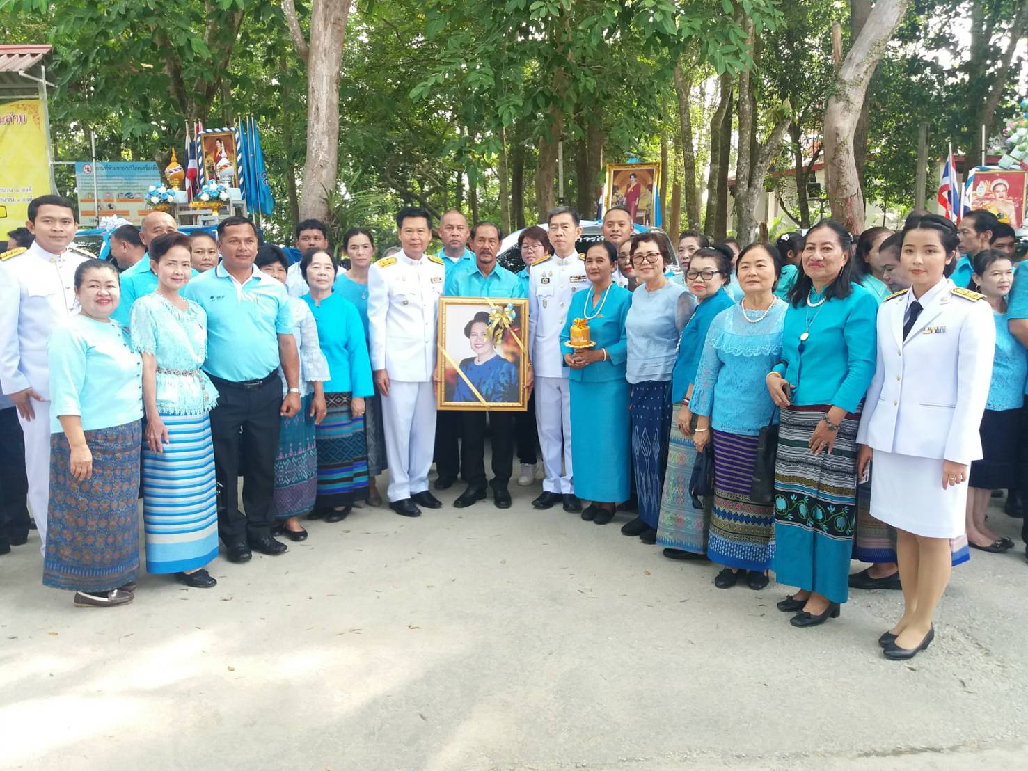 พิธีมอบเงินขวัญถุงกองทุนแม่ของแผ่นดิน และพิธีทอดผ้าป่าสมทบกองทุนแม่ของแผ่นดิน จังหวัดระยอง ประจำปี 2562
