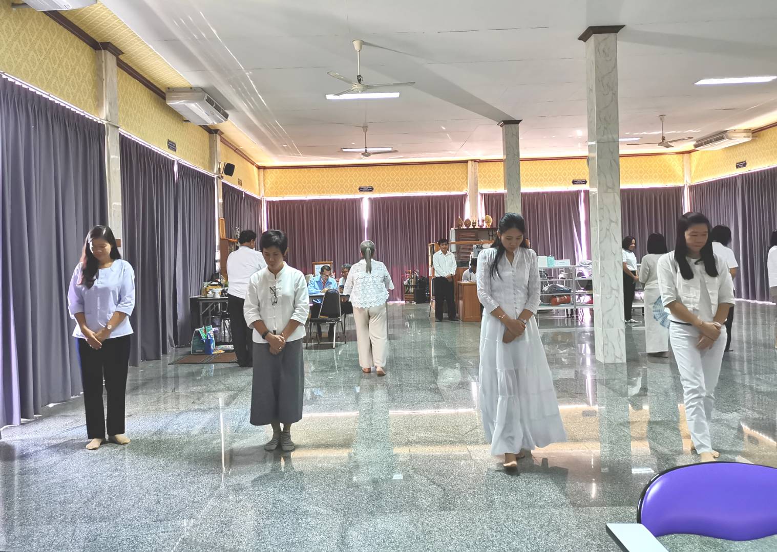 พช.ระยอง จับมือเข้าวัด ร่วมกิจกรรมในโครงการเสริมสร้างจริยธรรม