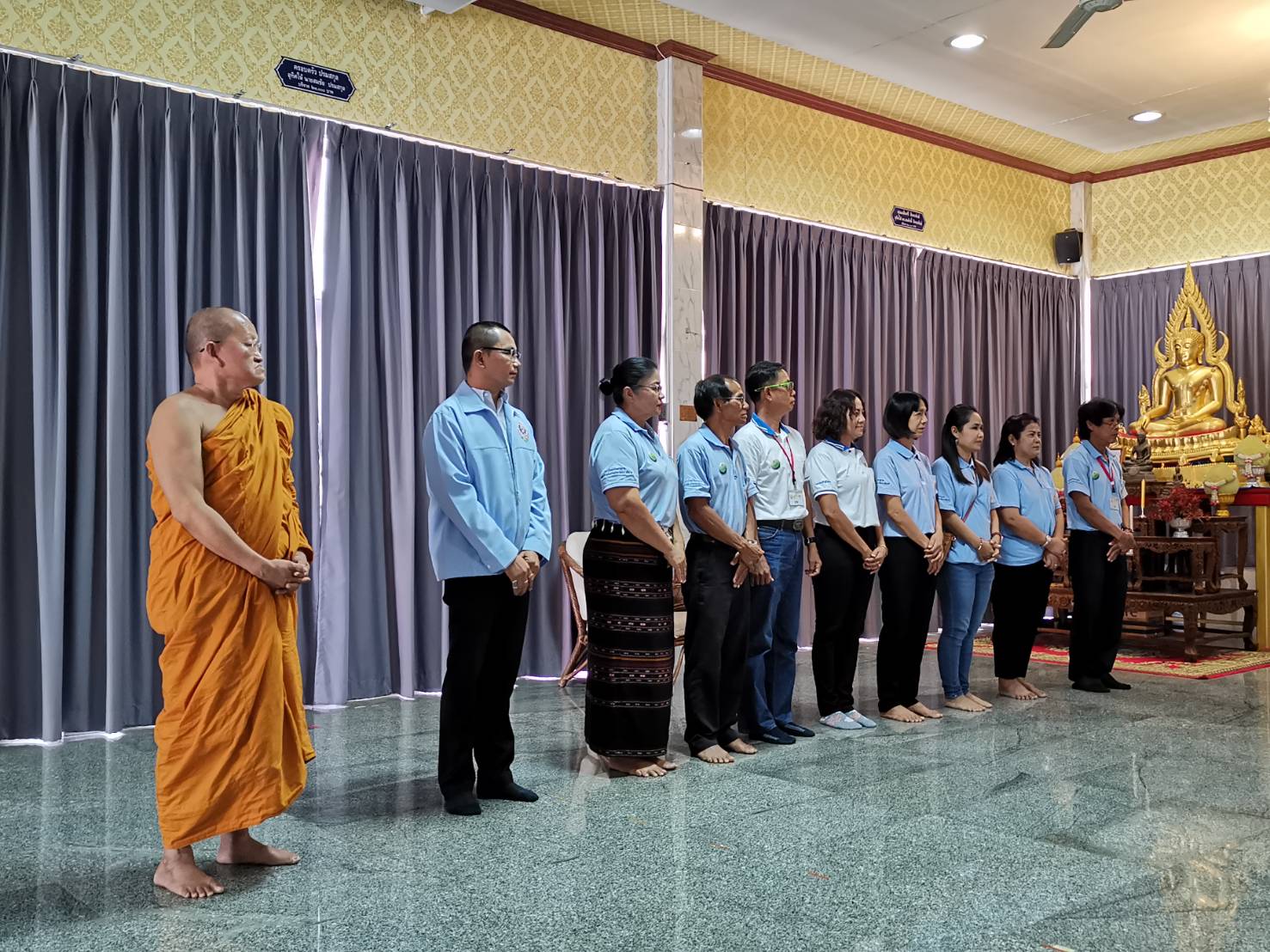 พช.ระยอง จับมือเข้าวัด ร่วมกิจกรรมในโครงการเสริมสร้างจริยธรรม