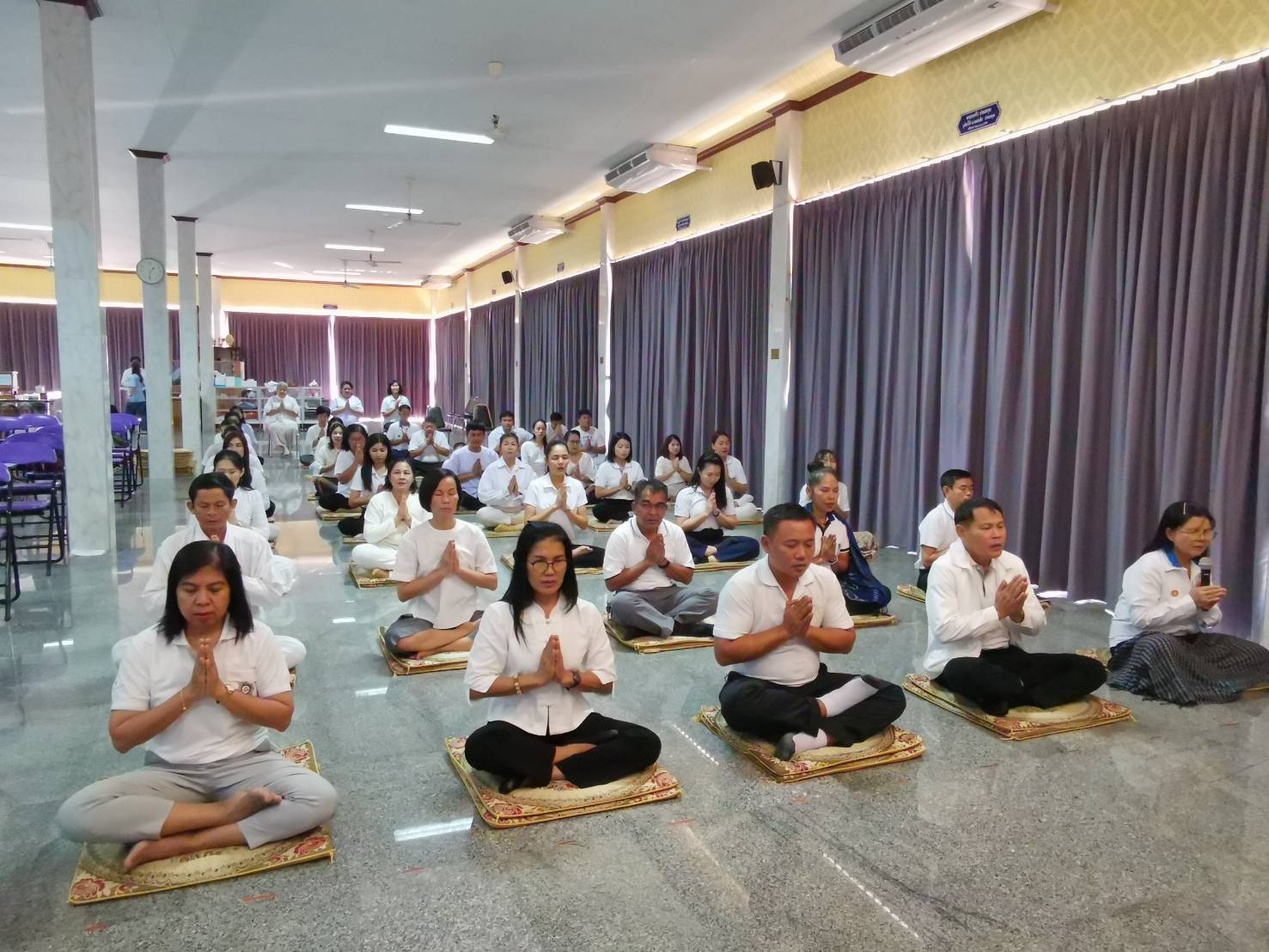 พช.ระยอง จับมือเข้าวัด ร่วมกิจกรรมในโครงการเสริมสร้างจริยธรรม