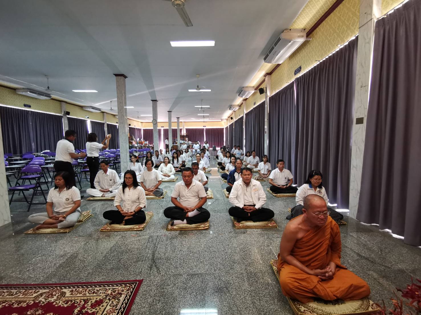 พช.ระยอง จับมือเข้าวัด ร่วมกิจกรรมในโครงการเสริมสร้างจริยธรรม