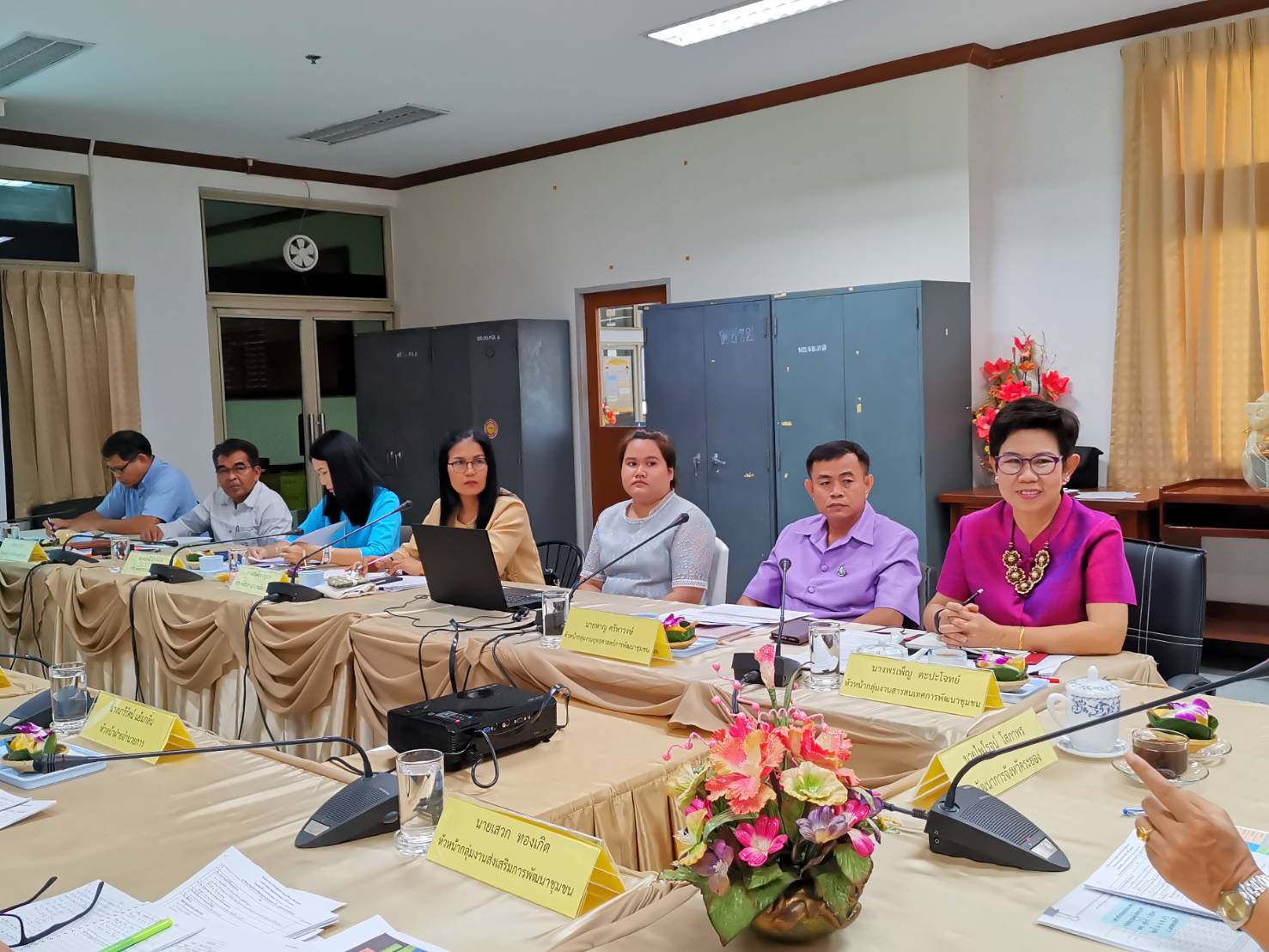 พช.ระยอง ประชุมหัวหน้ากลุ่มงาน/ฝ่าย พัฒนาการอำเภอ และนักวิชาการพัฒนาชุมชน ครั้งที่ 1/2563