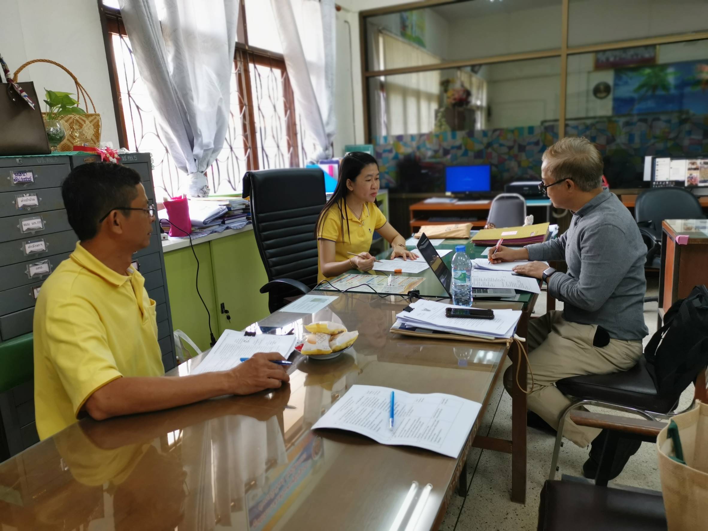 พช.ระยอง นิเทศ/ติดตาม และสนับสนุนการดำเนินงานพัฒนาชุมชนปี 2563