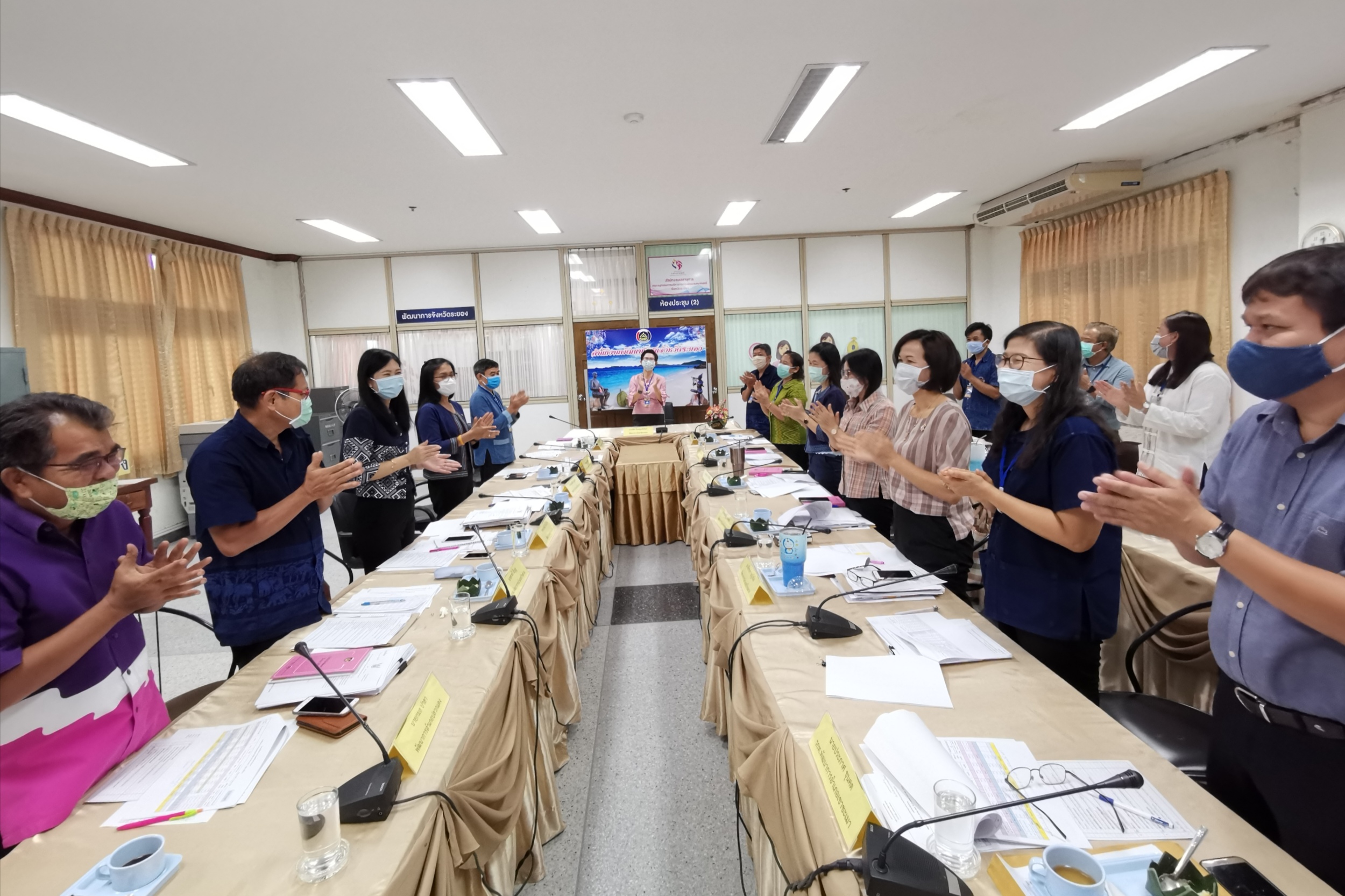 “พช.ระยอง ประชุมหัวหน้ากลุ่มงาน/ฝ่าย พัฒนาการอำเภอ และนักวิชาการพัฒนาชุมชน ครั้งที่ 5/2563”