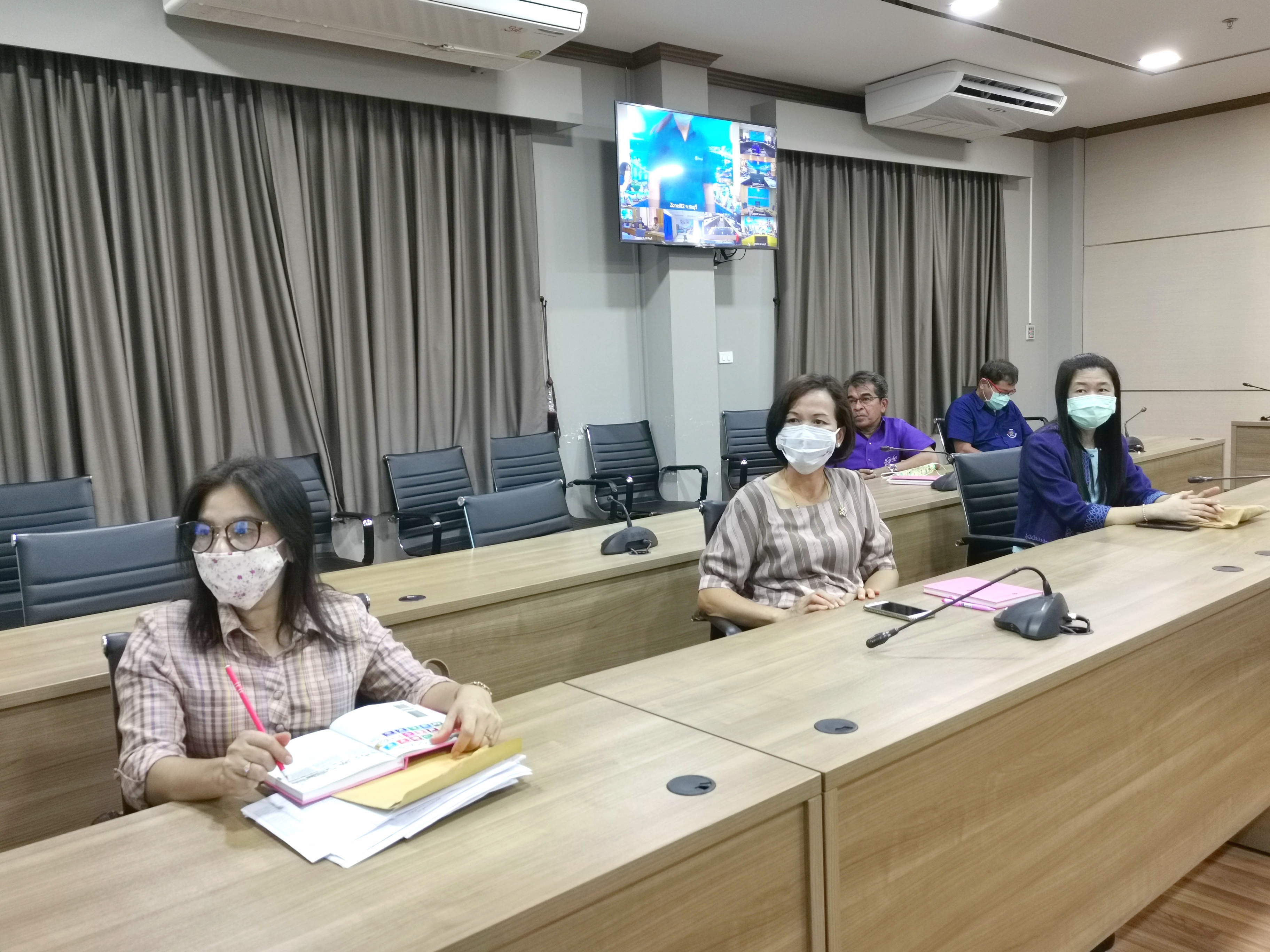 “พัฒนาชุมชนจังหวัดระยอง ประชุมระบบบริหารจัดการข้อมูลการพัฒนาคนแบบชี้เป้า : TPMAP เพื่อการบริหารงานพัฒนาชุมชน ผ่านระบบวีดิทัศน์ทางไกล (Video Conference)”