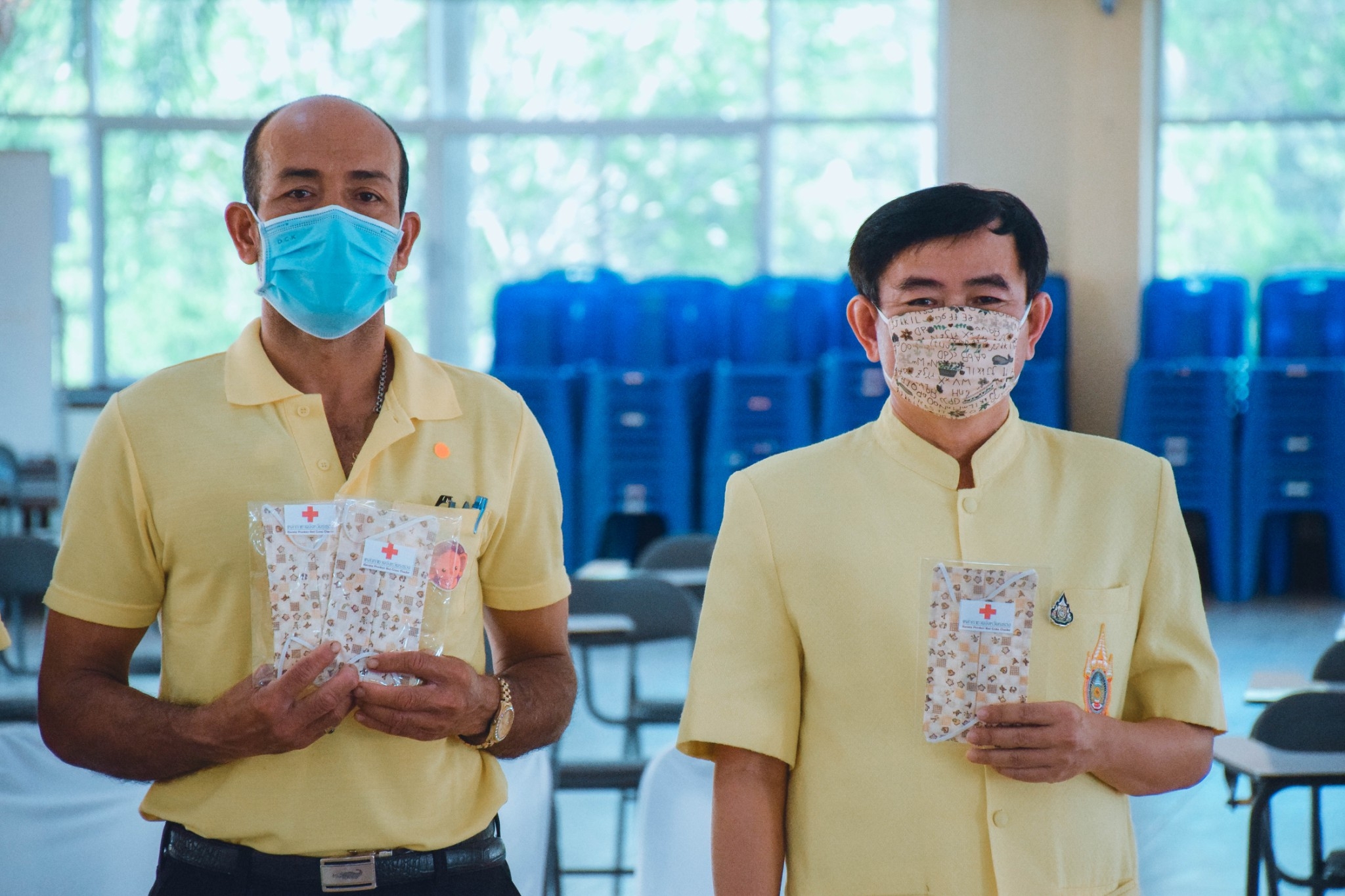 จังหวัดระยอง  รับพระราชทานเจลล้างมือ สมเด็จพระเจ้าลูกเธอ เจ้าฟ้าพัชรกิติยาภา นเรนทิราเทพยวดี กรมหลวงราชสาริณีสิริพัชร มหาวัชรราชธิดา