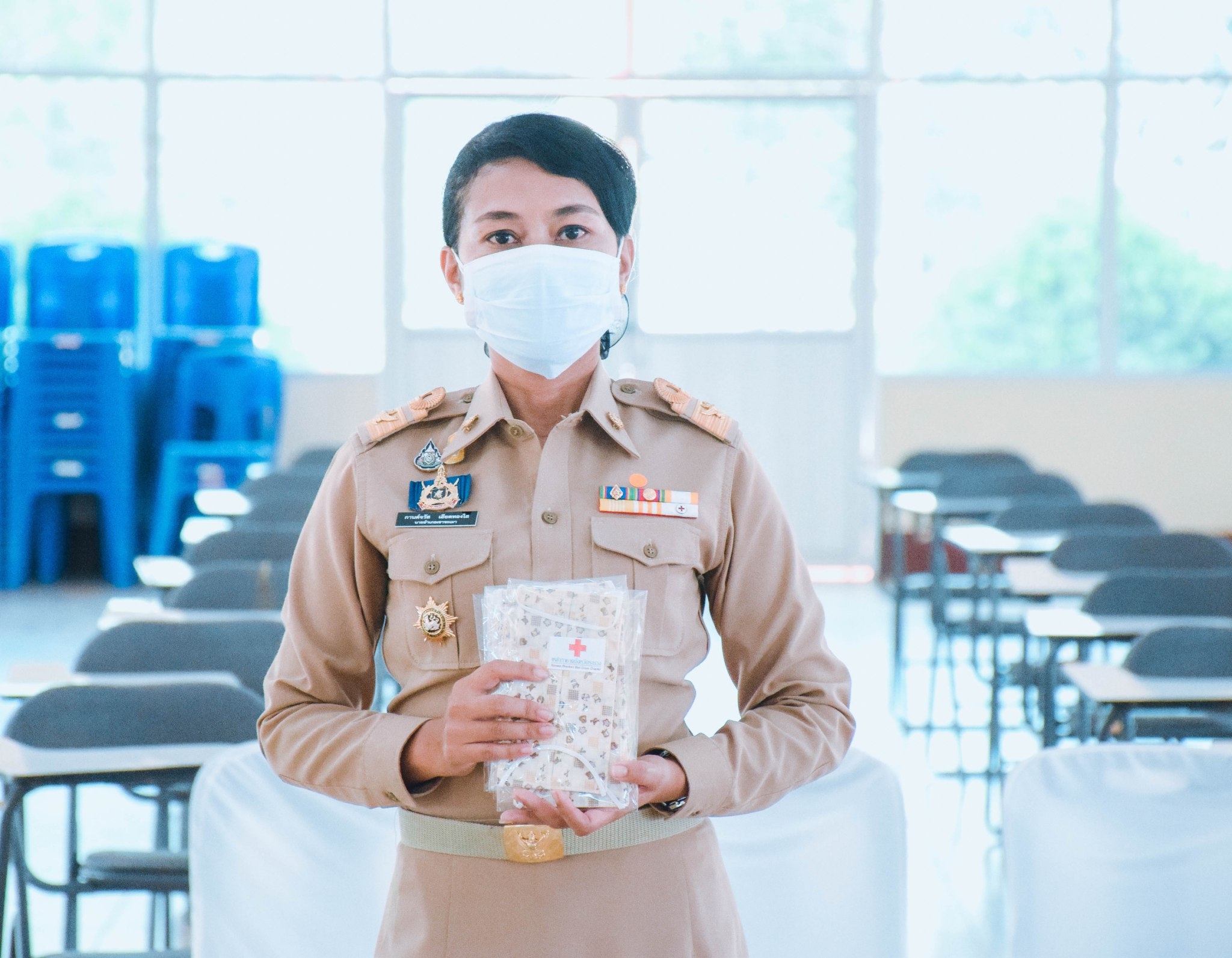 จังหวัดระยอง  รับพระราชทานเจลล้างมือ สมเด็จพระเจ้าลูกเธอ เจ้าฟ้าพัชรกิติยาภา นเรนทิราเทพยวดี กรมหลวงราชสาริณีสิริพัชร มหาวัชรราชธิดา