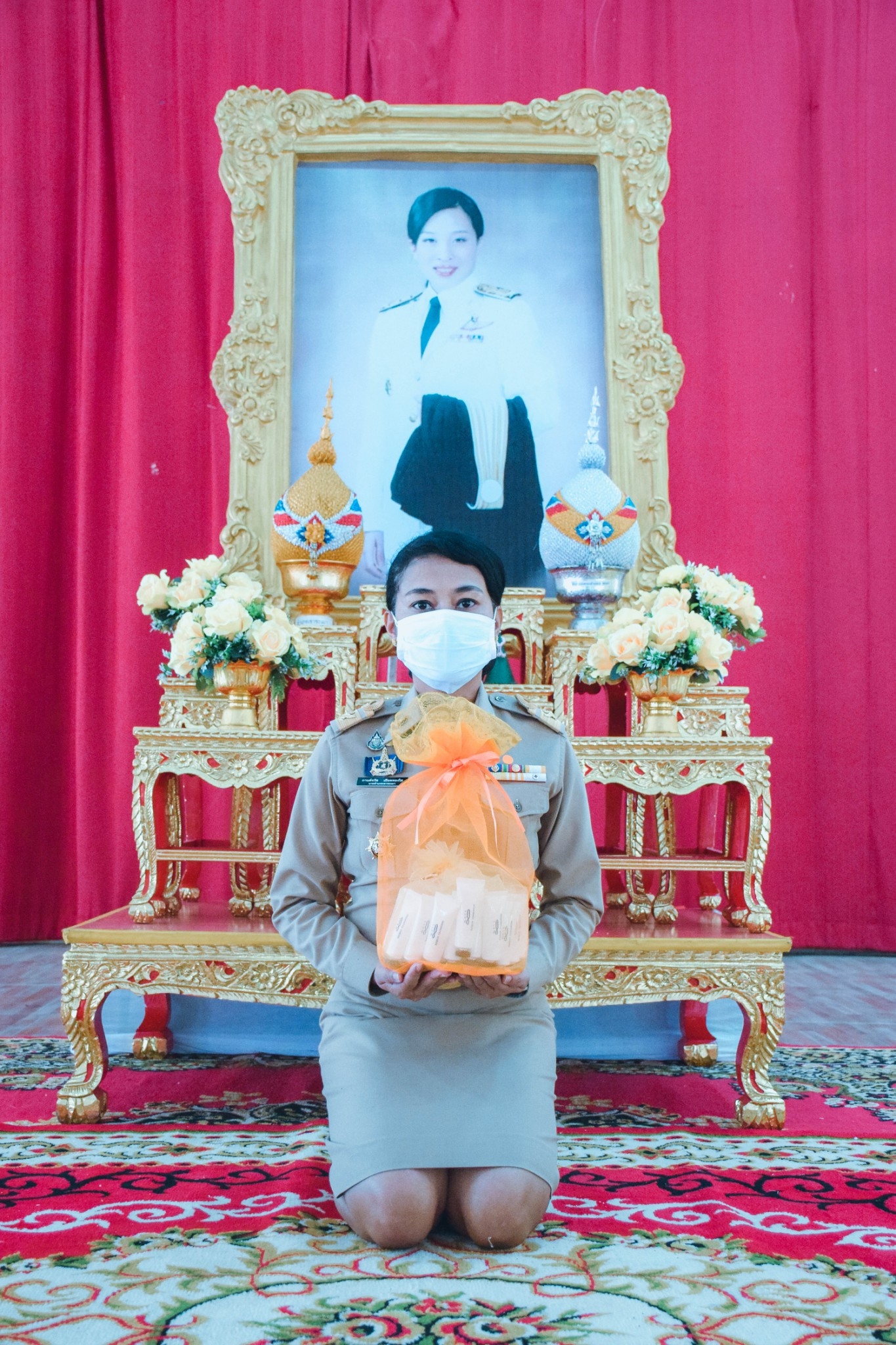 จังหวัดระยอง  รับพระราชทานเจลล้างมือ สมเด็จพระเจ้าลูกเธอ เจ้าฟ้าพัชรกิติยาภา นเรนทิราเทพยวดี กรมหลวงราชสาริณีสิริพัชร มหาวัชรราชธิดา