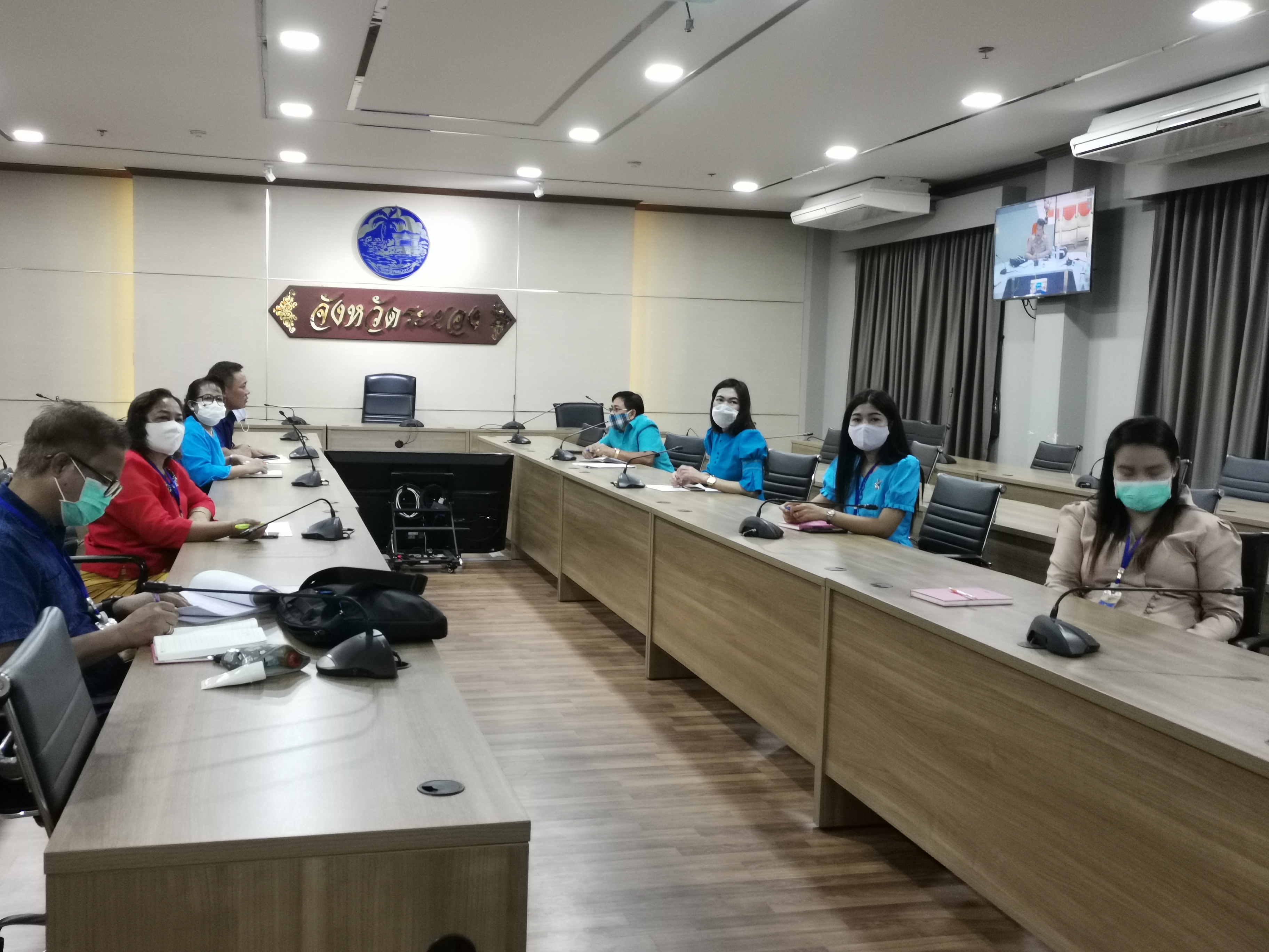 “พัฒนาชุมชนจังหวัดระยอง ร่วมรับชมการประชุมกรมการพัฒนาชุมชน ครั้งที่ 5/2563”