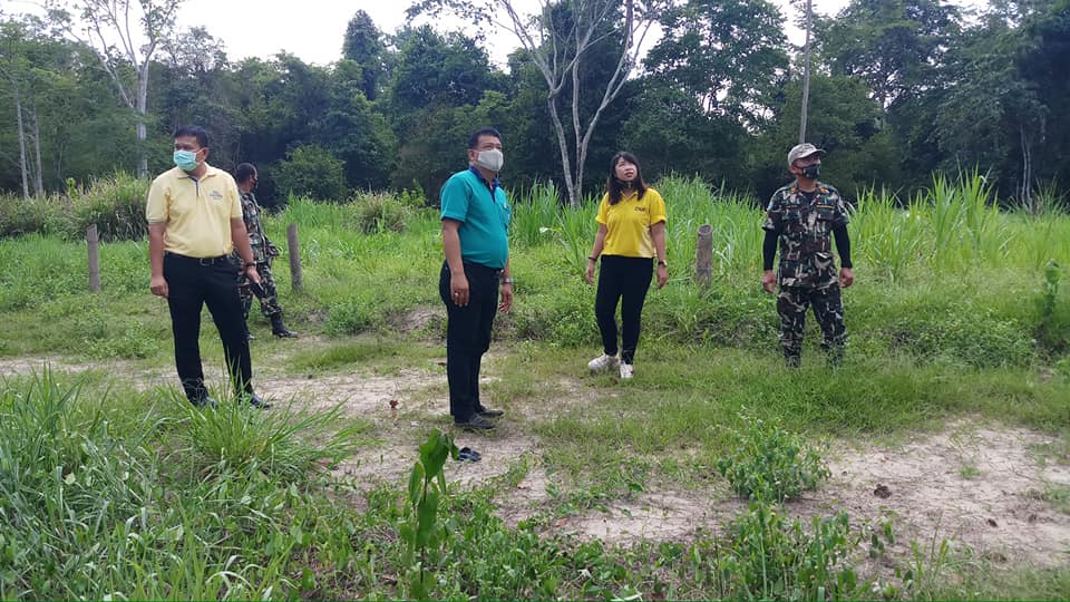 พช.จังหวัดระยอง  เยี่ยมพื้นที่ในสถานการณ์โควิด -19”