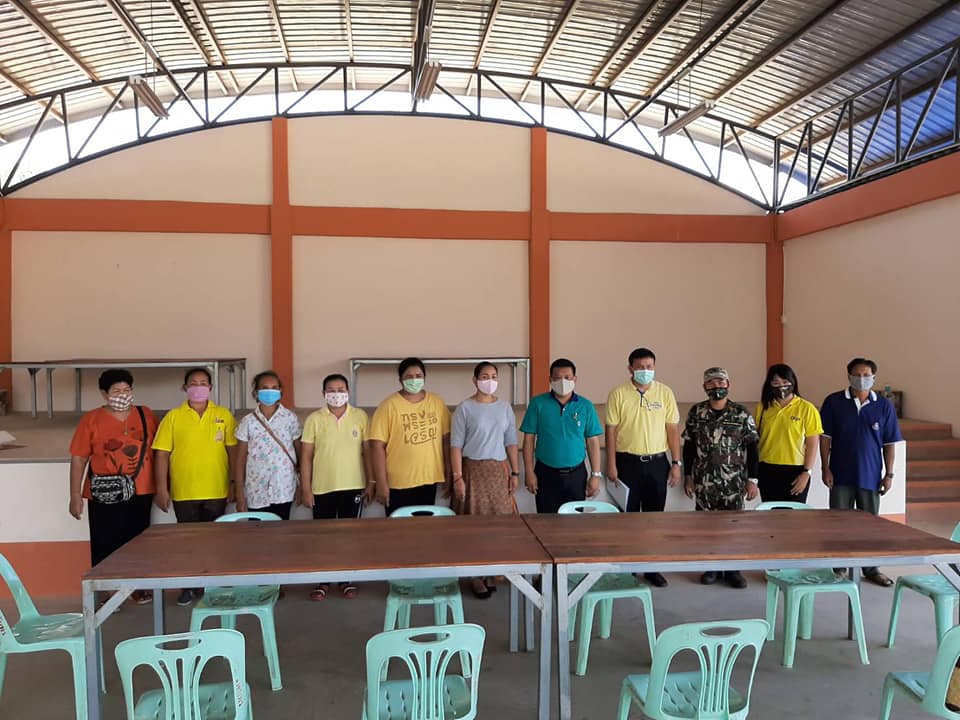 พช.จังหวัดระยอง  เยี่ยมพื้นที่ในสถานการณ์โควิด -19”