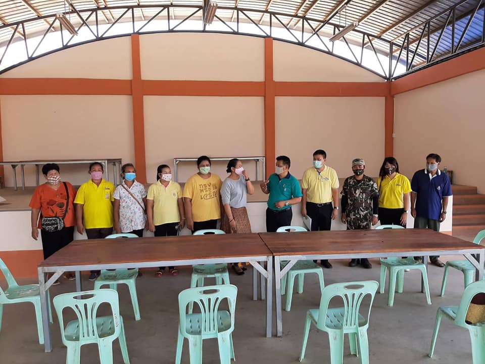 พช.จังหวัดระยอง  เยี่ยมพื้นที่ในสถานการณ์โควิด -19”