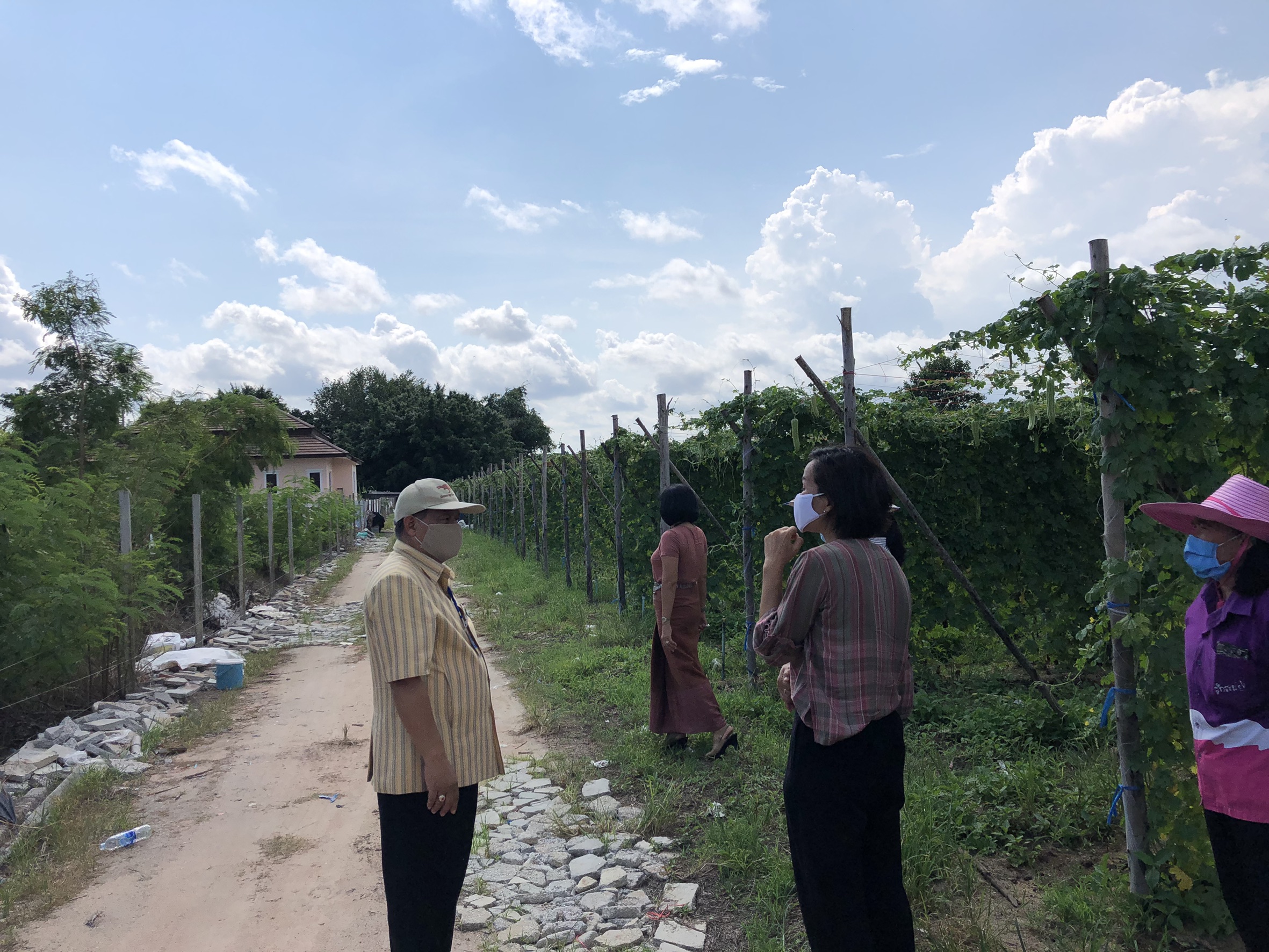 “พัฒนาการจังหวัดระยอง ลงพื้นที่ติดตามการขับเคลื่อนครัวเรือนสัมมาชีพชุมชน อำเภอบ้านฉาง”