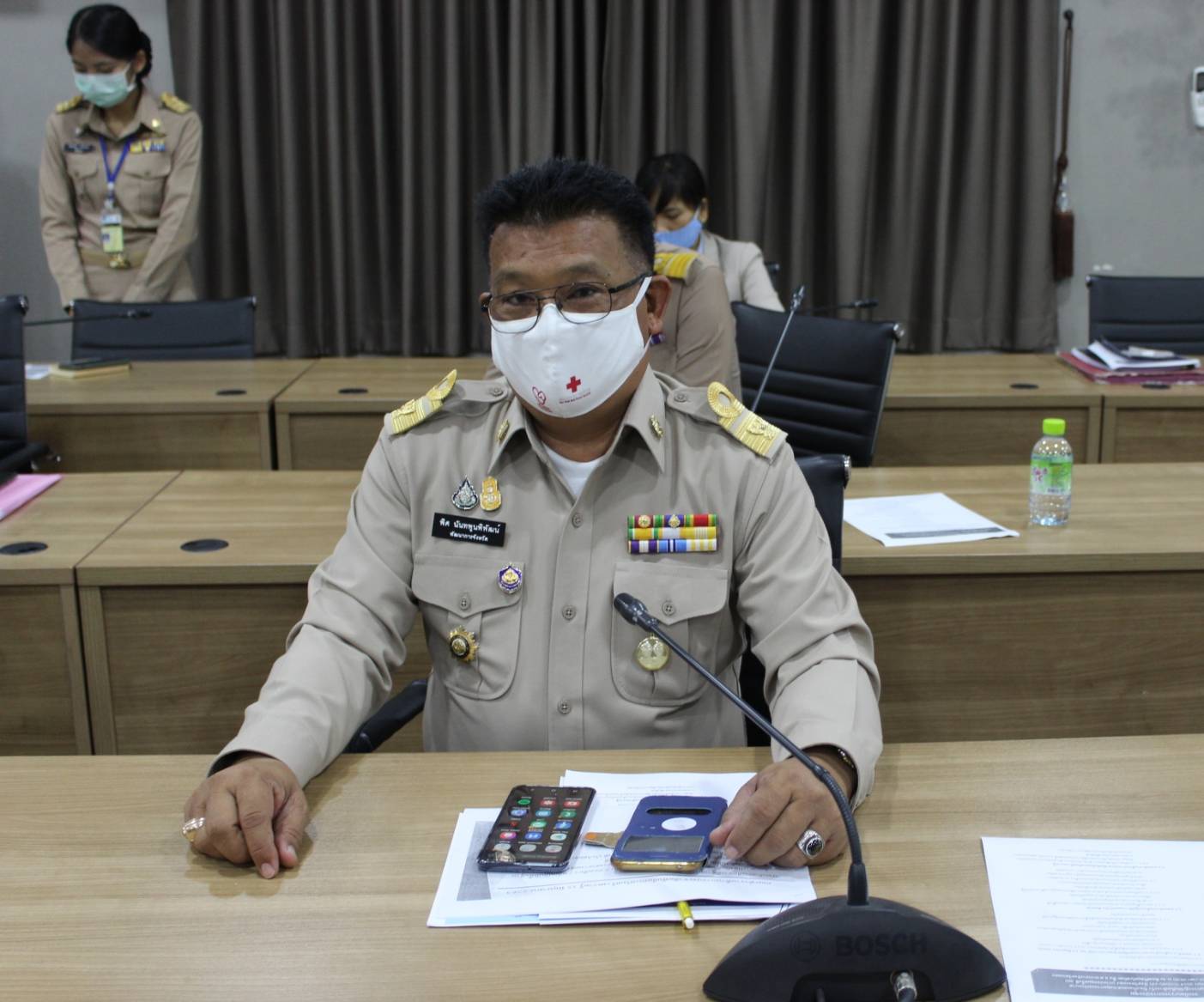 “พช.ระยอง” ร่วมประชุมศูนย์บริหารและประสานการปฏิบัติเพื่อเฝ้าระวัง ป้องกันและควบคุมการแพร่ระบาด ของโรคติดเชื้อไวรัสโคโรนา 2019 (COVID-19)