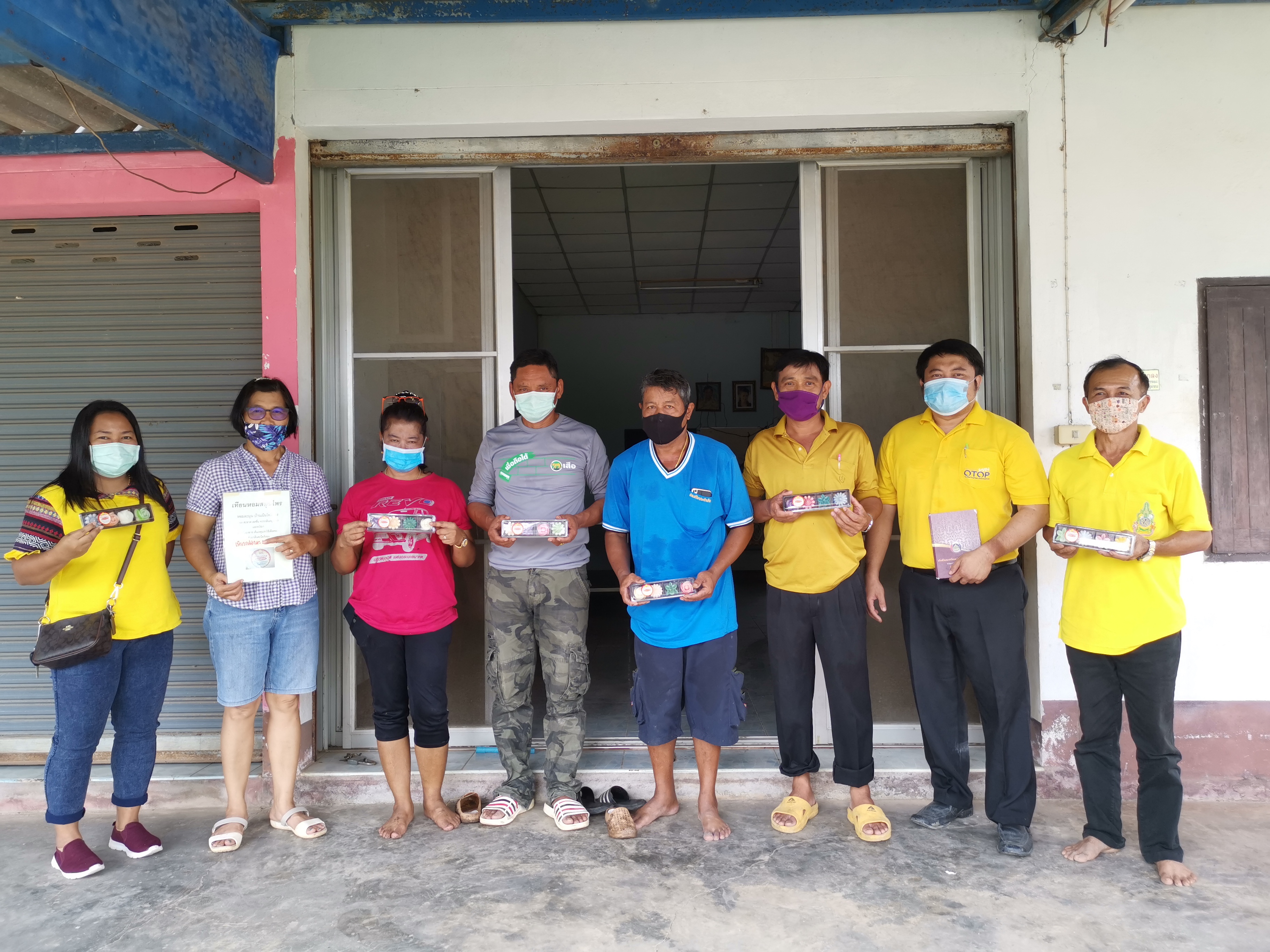 ?? พช.ระยอง ติดตามสนับสนุนการพัฒนาผลิตภัณฑ์ OTOP โดยเครือข่ายองค์ความรู้ KBO จังหวัด ??