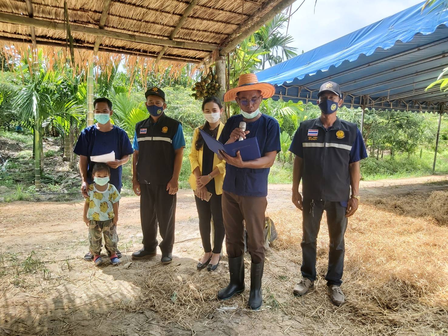 ?? พช.ระยอง @ “สพอ.เขาชะเมา”  Kick off  โครงการผู้นำต้นแบบการพัฒนาคุณภาพชีวิตตามหลักทฤษฎีใหม่ รูปแบบประยุกต์ “โคก หนอง นา โมเดล”    ??