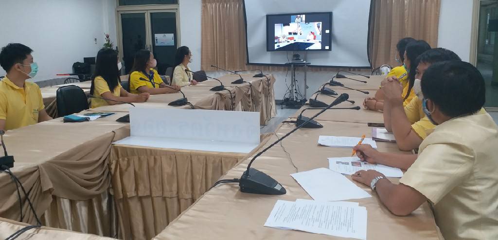 พช.ระยอง  ร่วมรับฟังการประชุมซักซ้อมความเข้าใจแนวทางการดำเนินงานโครงการจัดแสดงชุมชนท่องเที่ยว OTOP นวัตวิถีทั่วไทย รวมไว้ที่เดียว ผ่านระบบวีดิทัศน์ทางไกล (Video  Conference)