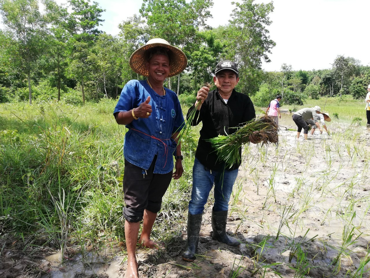 พช.ระยอง  @ สพอ. แกลง ขับเคลื่อนกิจกรรม  “โคก หนอง นา โมเดล” แห่งที่ 3