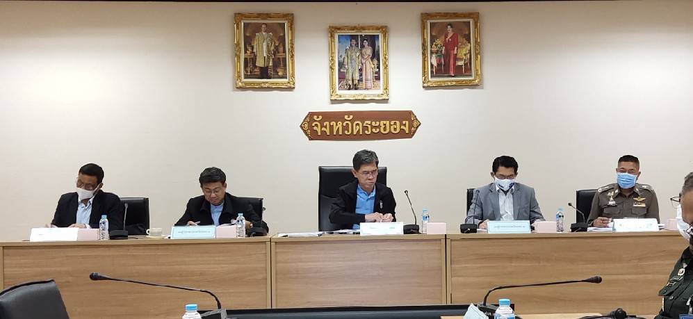 พช.ระยอง  ประชุมเตรียมความพร้อมในการเดินทางมาตรวจราชการของนายกรัฐมนตรี และการประชุมคณะรัฐมนตรีอย่างเป็นทางการนอกสถานที่ ในพื้นที่จังหวัดระยอง