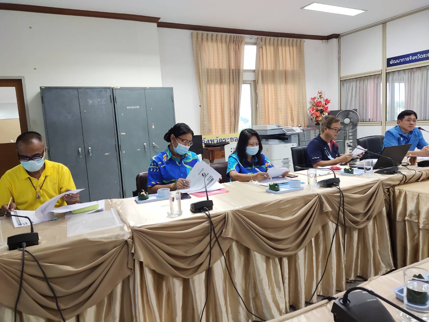 “พช.ระยอง”   ประชุมทีมผู้นำอาสาพัฒนาบ้านเกิดระดับจังหวัด ปี 2563