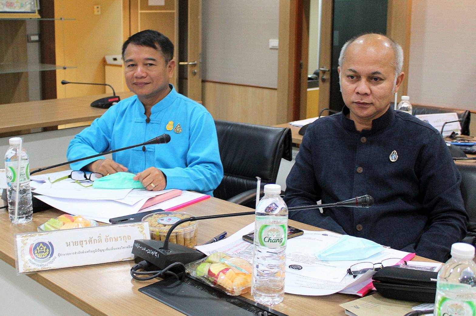 “พช.ระยอง”   ร่วมประชุมคณะทำงานสนับสนุนการขับเคลื่อน การดำเนินงานพัฒนาหมู่บ้านตามหลักปรัชญาเศรษฐกิจพอเพียง เพื่อการแก้ไขปัญหาช้างป่าในพื้นที่หมู่บ้านคชานุรักษ์