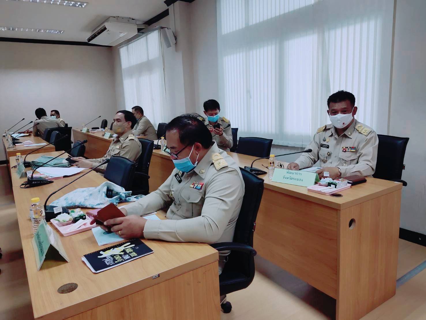 “พช.ระยอง”  ร่วมประชุมกรมการจังหวัด หัวหน้าส่วนราชการ และหัวหน้าหน่วยงานประจำจังหวัดระยอง