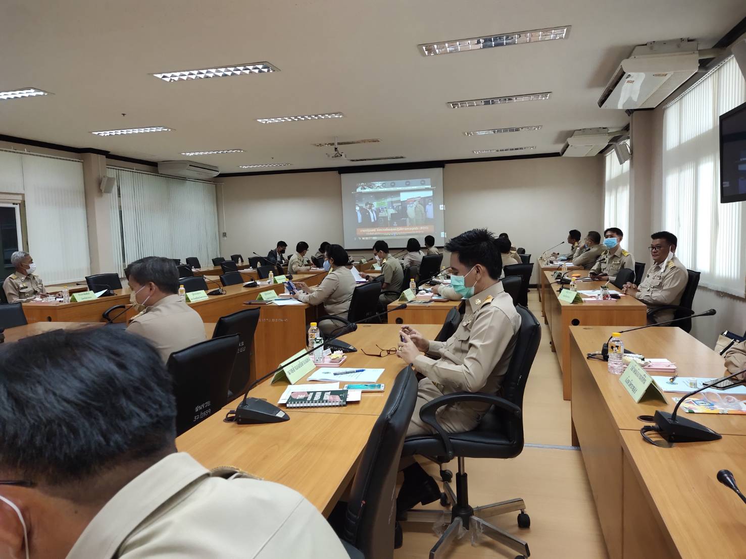 “พช.ระยอง”  ร่วมประชุมกรมการจังหวัด หัวหน้าส่วนราชการ และหัวหน้าหน่วยงานประจำจังหวัดระยอง